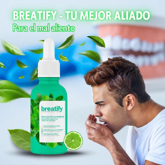 Breafity™ Gotas Mal Aliento 🎁 Descuentos Únicos por Liquidación de Stock ➕ Envío Gratis