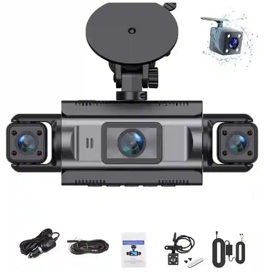Camara Carro 4 En 1 Retrovisor Y Frontal