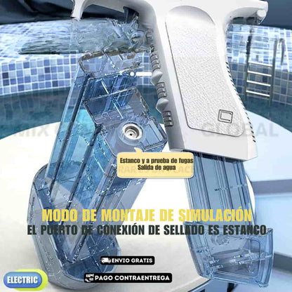 AQUABLAST. APUNTADOR DE TIROS DE AGUA CON GRAN POTENCIA Y DIVERSION AL MAXIMO