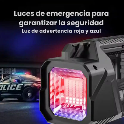 LINTERNA LED 🔦 CON PANEL SOLAR Y POWERBANK USB ➕CORREA Y ENVIO GRATIS