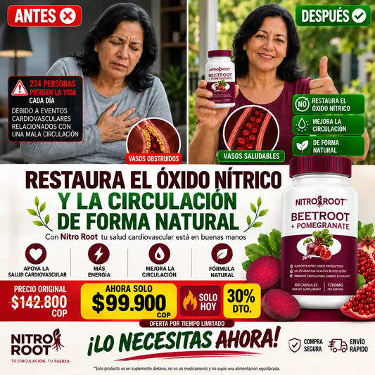 Restaura y Limpia las Arterias manteniendo tu Corazon y Cerebro al 100% - BeetRoot