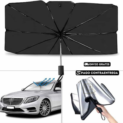 SOLARSHIELD ELITE: 😎 EL PARASOL QUE MANTIENE TU AUTOMÓVIL SIMPRE FRESCO Y PROTEJIDO DE SOL  🌤️ 2 EN 1