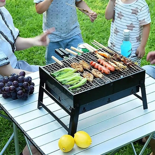 Parrilla para Barbacoa al Aire Libre - Juego completo para Acampar en Casa🏠
