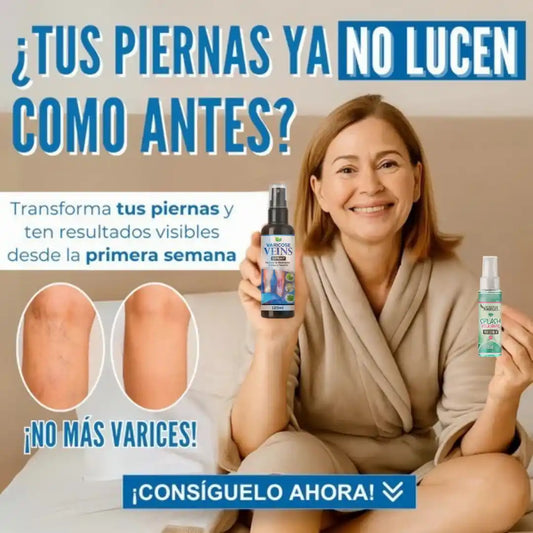 Kit AntiVárices: Spray Eliminador➕Splash Relajante GRATIS🎁