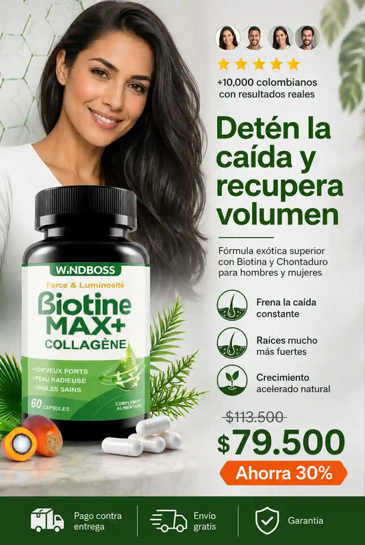 Biotina Max Colageno Con Chontaduro 2205534