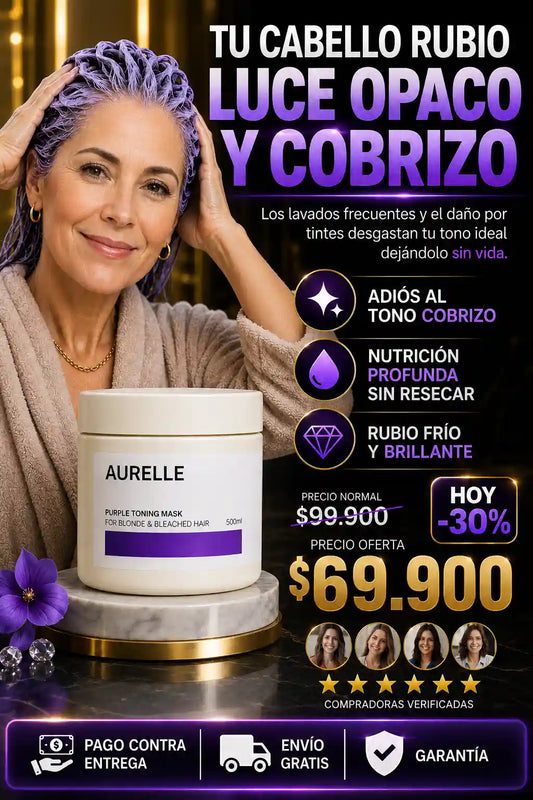 aurelle mask purple toning